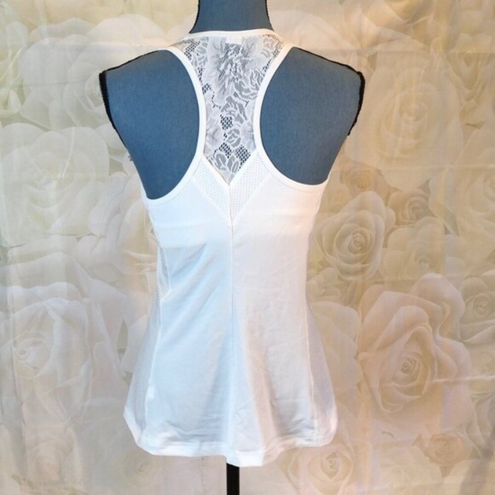Fila Athletic Racer Back Top Halter Shirt Sleeveless Medium - Picture 2 of 4